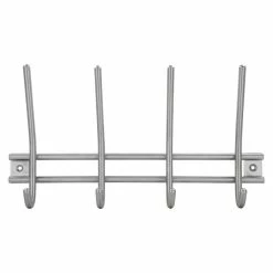 BAUHAUS Siro Garderobenleiste 2196-300N1V L X B X H: 300 X 160 X 50 Mm, Anzahl Haken: 4 Stk.