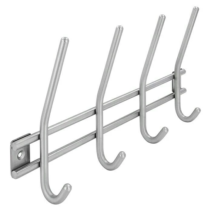 BAUHAUS Siro Garderobenleiste 2196-300N1V L X B X H: 300 X 160 X 50 Mm, Anzahl Haken: 4 Stk. 2 BAUHAUS Siro Garderobenleiste 2196-300N1V L X B X H: 300 X 160 X 50 Mm, Anzahl Haken: 4 Stk. – Bild 2