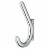 BAUHAUS Mantelhaken Ausstattung: 1 Haken, Lochabstand: 32 Mm, Verchromt Poliert, Rund
