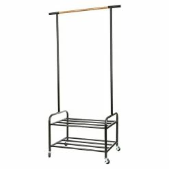 BAUHAUS Store It Kleiderwagen Loft L X B X H: 52,5 X 91,5 X 173 Cm, Rollen, Metall