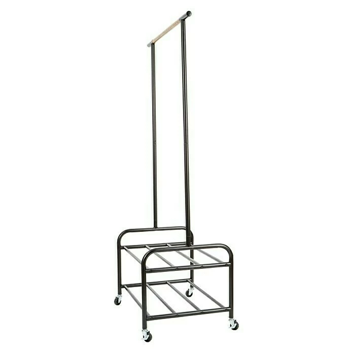 BAUHAUS Store It Kleiderwagen Loft L X B X H: 52,5 X 91,5 X 173 Cm, Rollen, Metall 2 BAUHAUS Store It Kleiderwagen Loft L X B X H: 52,5 X 91,5 X 173 Cm, Rollen, Metall – Bild 2