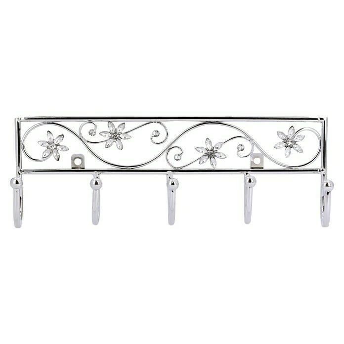 BAUHAUS Siro Garderobenleiste 2165-260ZN1JE 7 L X B X H: 260 X 90 X 50 Mm, Anzahl Haken: 5 Stk., Silber 1 BAUHAUS Siro Garderobenleiste 2165-260ZN1JE 7 L X B X H: 260 X 90 X 50 Mm, Anzahl Haken: 5 Stk., Silber