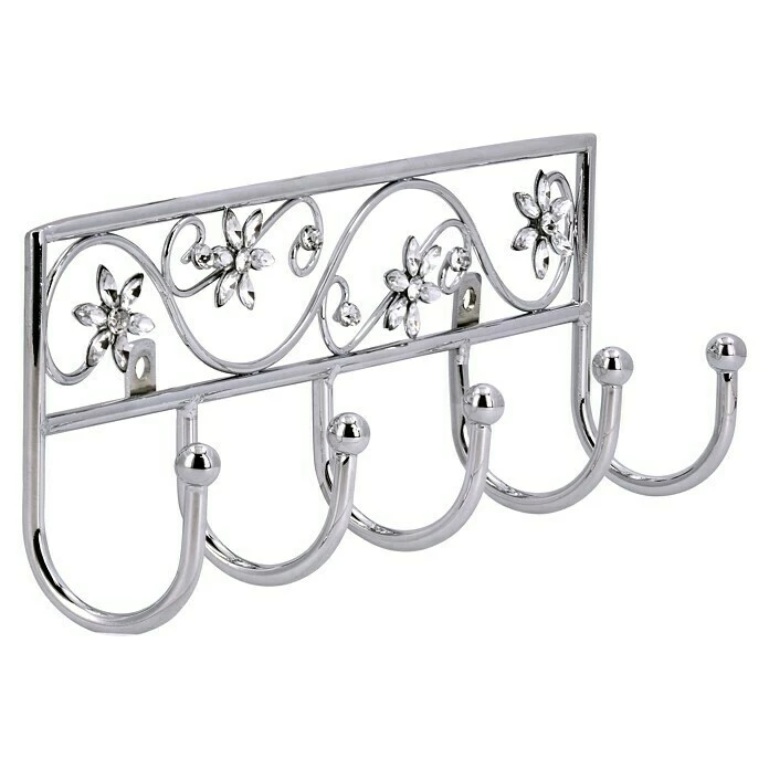 BAUHAUS Siro Garderobenleiste 2165-260ZN1JE 7 L X B X H: 260 X 90 X 50 Mm, Anzahl Haken: 5 Stk., Silber 4 BAUHAUS Siro Garderobenleiste 2165-260ZN1JE 7 L X B X H: 260 X 90 X 50 Mm, Anzahl Haken: 5 Stk., Silber – Bild 4