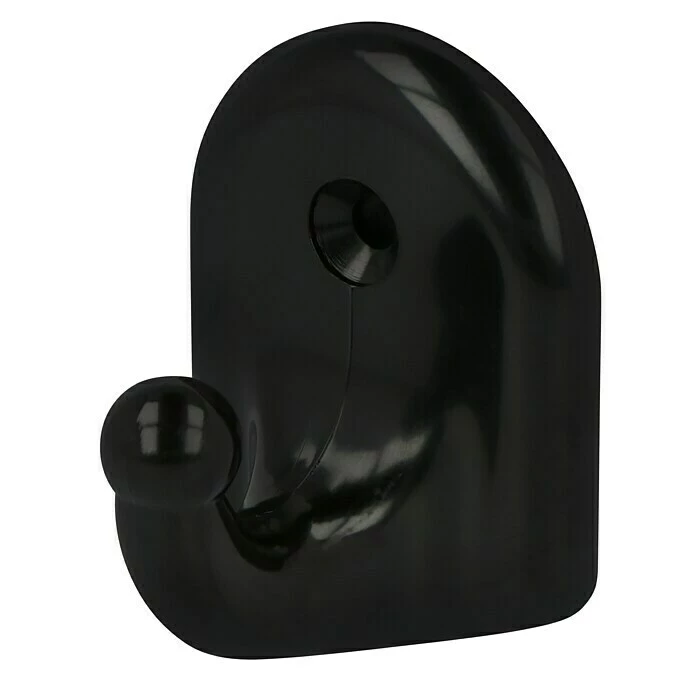 BAUHAUS Häfele Garderobenhaken Kunststoff, Schwarz 1 BAUHAUS Häfele Garderobenhaken Kunststoff, Schwarz