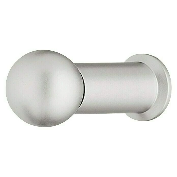 BAUHAUS Garderobenhaken Ø X L: 12 X 43 Mm, Messing, Vernickelt, Matt 1 BAUHAUS Garderobenhaken Ø X L: 12 X 43 Mm, Messing, Vernickelt, Matt