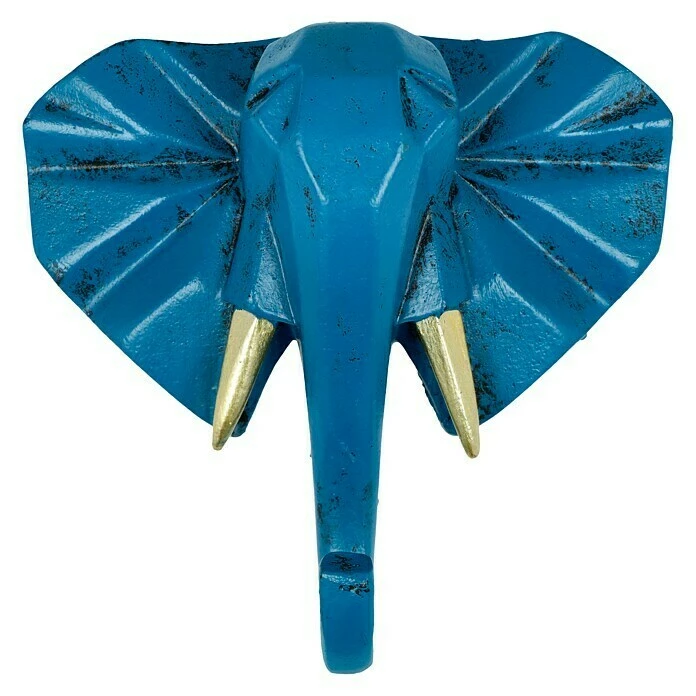 BAUHAUS Garderobenhaken Elefant L X B X H: 10,6 X 4 X 10,8 Cm, Blau 2 BAUHAUS Garderobenhaken Elefant L X B X H: 10,6 X 4 X 10,8 Cm, Blau – Bild 2