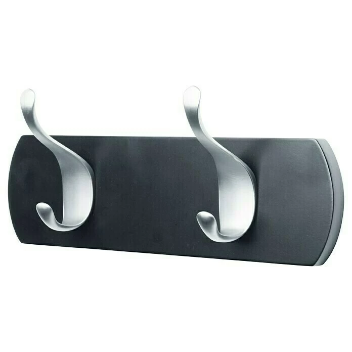 BAUHAUS Umbra Garderobenleiste Wave L X B X H: 23,4 X 9,5 X 6,3 Cm, Anzahl Haken: 2, Schwarz 1 BAUHAUS Umbra Garderobenleiste Wave L X B X H: 23,4 X 9,5 X 6,3 Cm, Anzahl Haken: 2, Schwarz
