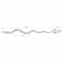 BAUHAUS Siro Hakenleiste 2088 Chrom L X H: 369 X 40 Mm, Anzahl Haken: 4 Stk. -Cheap Regale Store 12 4777