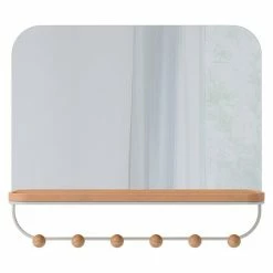 BAUHAUS Umbra Garderobenhaken Estique L X B X H: 10,2 X 45,7 X 40,6 Cm, Anzahl Haken: 6 Stk.