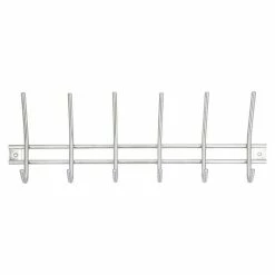 BAUHAUS Siro Garderobenleiste 2196-460N1V L X B X H: 460 X 160 X 50 Mm, Anzahl Haken: 6 Stk.