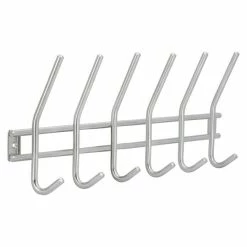 BAUHAUS Siro Garderobenleiste 2196-460N1V L X B X H: 460 X 160 X 50 Mm, Anzahl Haken: 6 Stk. -Cheap Regale Store 12 4785