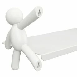 BAUHAUS Kleiderhaken Buddy 7,5 X 16,8 Cm, Weiß, Traglast: 2,2 Kg/Haken 8 BAUHAUS Kleiderhaken Buddy 7,5 X 16,8 Cm, Weiß, Traglast: 2,2 Kg/Haken -Cheap Regale Store 12 4805