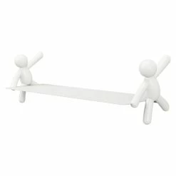 BAUHAUS Kleiderhaken Buddy 7,5 X 16,8 Cm, Weiß, Traglast: 2,2 Kg/Haken 10 BAUHAUS Kleiderhaken Buddy 7,5 X 16,8 Cm, Weiß, Traglast: 2,2 Kg/Haken -Cheap Regale Store 12 4807