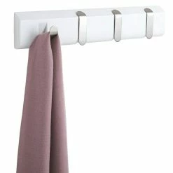 BAUHAUS Umbra Garderobenleiste Taper L X B X H: 44,4 X 17,1 X 6,9 Cm, Material: Metall/Holz, Weiß -Cheap Regale Store 12 4817