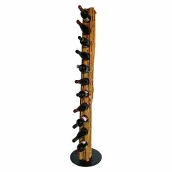 BAUHAUS Wood & Wishes Weinregal Premium Höhe: 158 Cm, Anzahl Flaschen: 11 Stk., Holz, Eiche