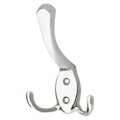 BAUHAUS Garderobenhaken Ausstattung: 3 Haken, Lochabstand: 20 Mm, Verchromt Poliert