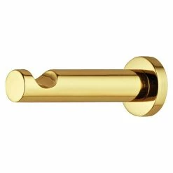 BAUHAUS Garderobenhaken Ausstattung: 1 Haken, Ø X L: 12 X 55 Mm, Messing, Oberfläche: Vermessingt Poliert