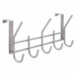 BAUHAUS Siro Türgarderobe 2257 Edelstahl L X H: 340 X 151 Mm, Anzahl Haken: 5 Stk.