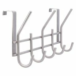 BAUHAUS Siro Türgarderobe 2257 Edelstahl L X H: 340 X 151 Mm, Anzahl Haken: 5 Stk. -Cheap Regale Store 12 4887