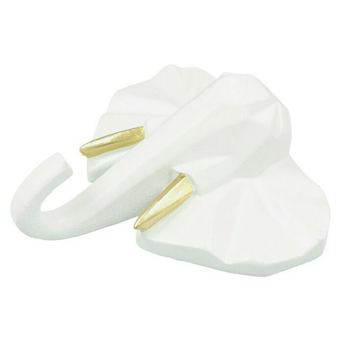 BAUHAUS Garderobenhaken Elefant L X B X H: 10,6 X 4 X 10,8 Cm, Weiß 3 BAUHAUS Garderobenhaken Elefant L X B X H: 10,6 X 4 X 10,8 Cm, Weiß – Bild 3