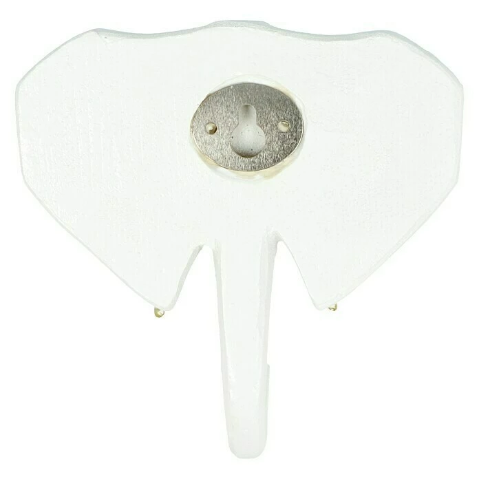 BAUHAUS Garderobenhaken Elefant L X B X H: 10,6 X 4 X 10,8 Cm, Weiß 4 BAUHAUS Garderobenhaken Elefant L X B X H: 10,6 X 4 X 10,8 Cm, Weiß – Bild 4