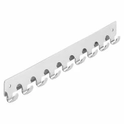 BAUHAUS Siro Hakenleiste L X H: 366 X 41 Mm, Anzahl Haken: 9 Stk., Verchromt -Cheap Regale Store 12 4914