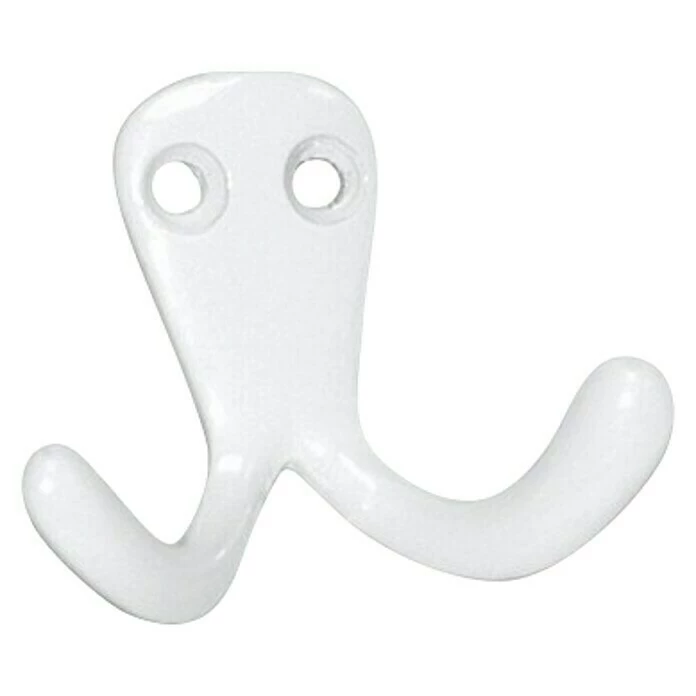 BAUHAUS Häfele Garderobenhaken Höhe: 50 Mm, Weiß 1 BAUHAUS Häfele Garderobenhaken Höhe: 50 Mm, Weiß