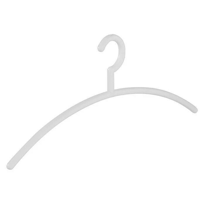 BAUHAUS Pador Kleiderbügel Nizza Weiss, Kunststoff 1 BAUHAUS Pador Kleiderbügel Nizza Weiss, Kunststoff