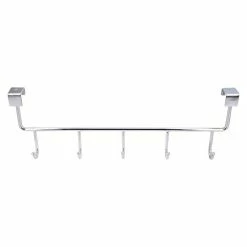 BAUHAUS Siro Türgarderobe 2378 L X H: 355 X 110 Mm, Anzahl Haken: 5 Stk., Verchromt -Cheap Regale Store 12 4958