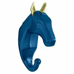 BAUHAUS Garderobenhaken Einhorn L X B X H: 4 X 7 X 12 Cm, Blau -Cheap Regale Store 12 4994