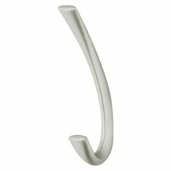 BAUHAUS Mantelhaken Lochabstand: 32 Mm, Vernickelt Matt, Oval