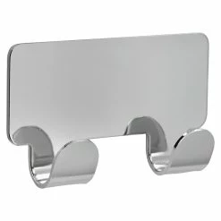 BAUHAUS Siro Hakenleiste 2178-72ZN1KV1S 72 X 16 Mm, Anzahl Haken: 2 Stk., Verchromt Poliert -Cheap Regale Store 12 5064