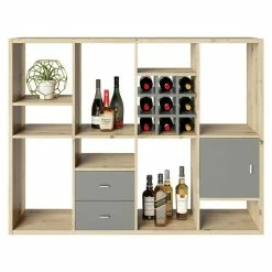 BAUHAUS Phönix Fortuna Raumteiler L X B X H: 34 X 112,5 X 146,6 Cm, Eiche, Anzahl Fächer: 12, Anzahl Schubladen: 2 Stk.