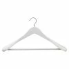 BAUHAUS Pador Kleiderbügel Formbügel Lotusholz Weiss, Holz