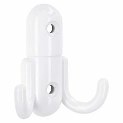 BAUHAUS Siro Garderobenhaken 1786/PB1 L X B X H: 56 X 60 X 23 Mm, Anzahl Haken: 2 Stk.