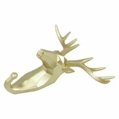 BAUHAUS Garderobenhaken Rentier L X B X H: 16 X 6,2 X 17 Cm, Gold -Cheap Regale Store 12 5088