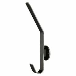 BAUHAUS Häfele Garderobenhaken L X B X H: 77 X 20 X 215 Mm, Schwarz