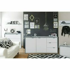 BAUHAUS Phönix Bruno Garderobenleiste L X B X H: 20 X 75 X 30 Cm, Grau/Weiß 10 BAUHAUS Phönix Bruno Garderobenleiste L X B X H: 20 X 75 X 30 Cm, Grau/Weiß -Cheap Regale Store 12 5128