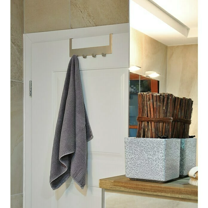 BAUHAUS Siro Türgarderobe L X H: 255 X 100 Mm, Vernickelt 5 BAUHAUS Siro Türgarderobe L X H: 255 X 100 Mm, Vernickelt – Bild 5