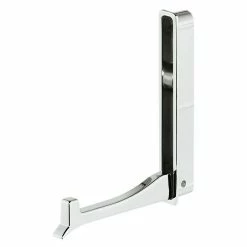 BAUHAUS Garderobenhaken L X B: 13 X 93 Mm, Zinkdruckguss, Wandmontage, Silber