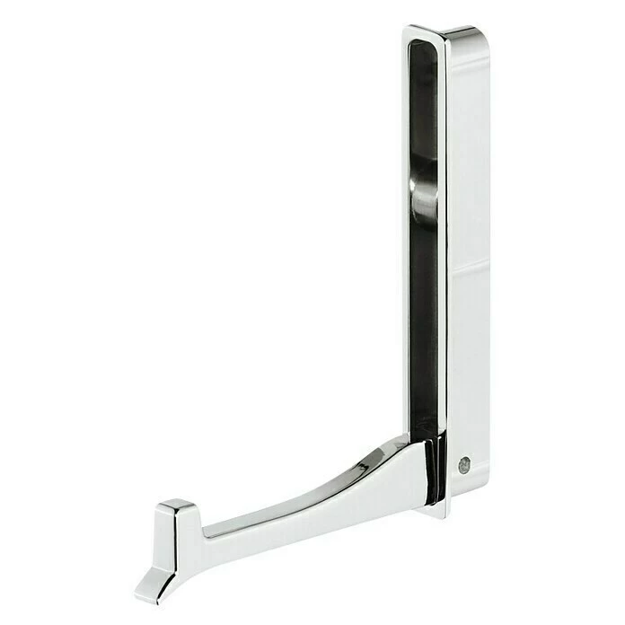 BAUHAUS Garderobenhaken L X B: 13 X 93 Mm, Zinkdruckguss, Wandmontage, Silber 1 BAUHAUS Garderobenhaken L X B: 13 X 93 Mm, Zinkdruckguss, Wandmontage, Silber