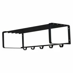 BAUHAUS Spinder Design Garderobenleiste Rex 2 Anzahl Haken: 5 Stk., L X B X H: 290 X 700 X 280 Mm