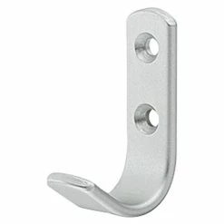 BAUHAUS Häfele Garderobenhaken L X H: 35 X 60 Mm, Aluminium, Silber