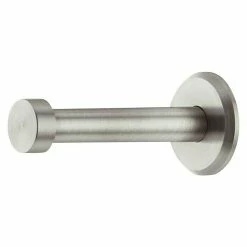 BAUHAUS Garderobenhaken Ausstattung: 1 Haken, Ø X L: 30 X 72 Mm, Edelstahl, Gebürstet, Matt