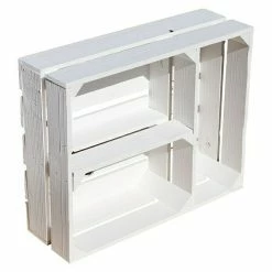 BAUHAUS Holzregal Traute B X H: 16 X 40 Cm, Holz, Weiß