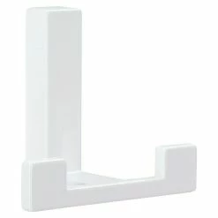 BAUHAUS Siro Garderobenhaken L X B X H: 70 X 61 X 40 Mm, Anzahl Haken: 2 Stk., Weiß