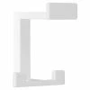 BAUHAUS Siro Garderobenhaken 2324/PB1 L X B X H: 70 X 92 X 80 Mm, Anzahl Haken: 3 Stk., Farbe: Weiß