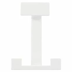 BAUHAUS Siro Garderobenhaken 2324/PB1 L X B X H: 70 X 92 X 80 Mm, Anzahl Haken: 3 Stk., Farbe: Weiß -Cheap Regale Store 12 5257