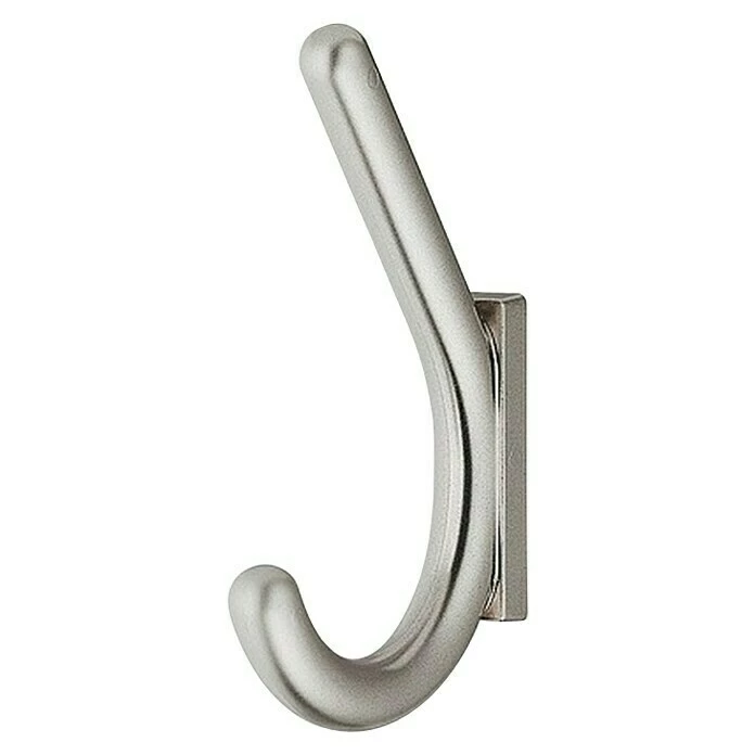BAUHAUS Mantelhaken Ausstattung: 1 Haken, Lochabstand: 32 Mm, Vernickelt Matt, Rund 1 BAUHAUS Mantelhaken Ausstattung: 1 Haken, Lochabstand: 32 Mm, Vernickelt Matt, Rund