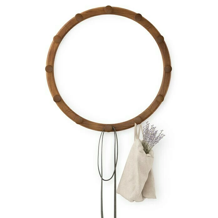 BAUHAUS Umbra Garderobenhaken-Set Slinka L X B X H: 4,8 X 42,8 X 11,4 Cm, Anzahl Haken: 12 Stk., Walnuss 2 BAUHAUS Umbra Garderobenhaken-Set Slinka L X B X H: 4,8 X 42,8 X 11,4 Cm, Anzahl Haken: 12 Stk., Walnuss – Bild 2